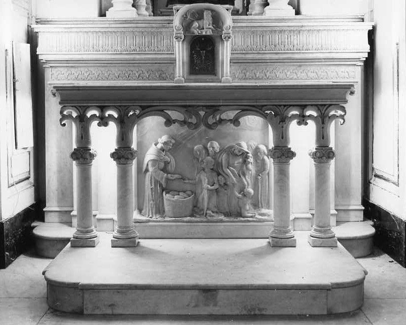 altare - a blocco - bottega campana (prima metà sec. XX)