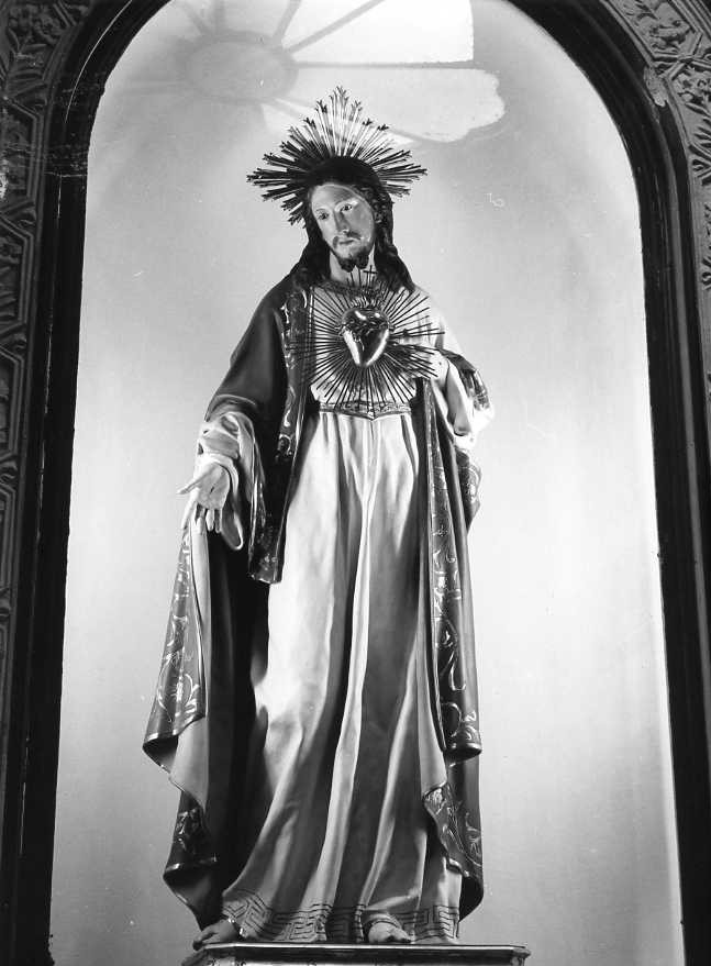 Sacro Cuore di Gesù (statua) - bottega campana (prima metà sec. XX)