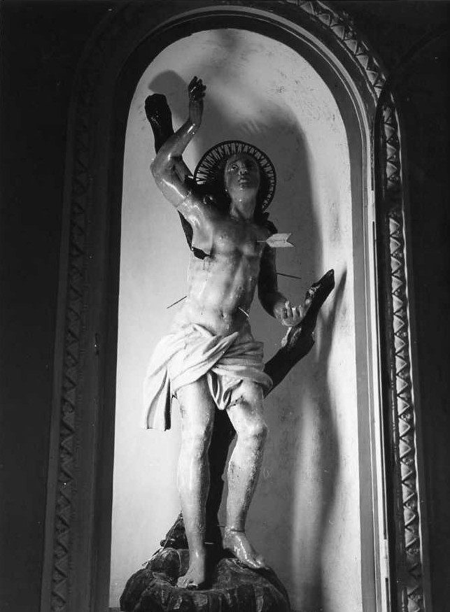 San Sebastiano (scultura) - bottega Italia meridionale (prima metà sec. XIX)