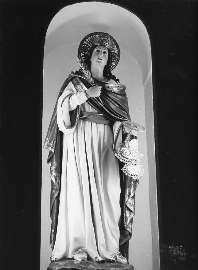 Santa Lucia (scultura) - bottega campana (seconda metà sec. XIX)