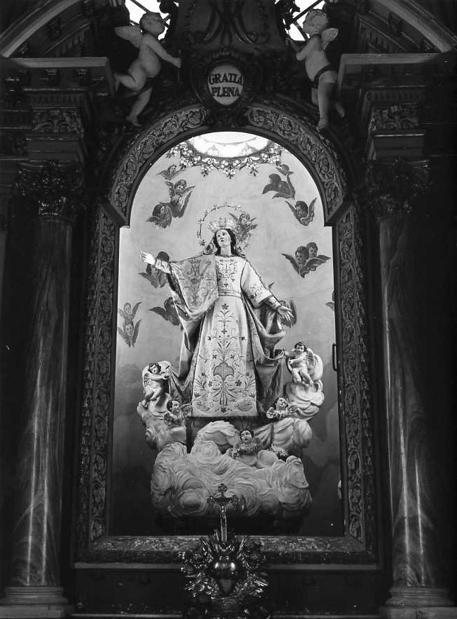 assunzione della Madonna (statua) - bottega campana (prima metà, seconda metà sec. XIX, sec. XX)