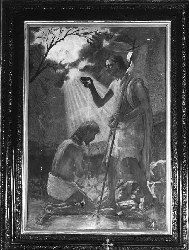 battesimo di Cristo (dipinto) - ambito Italia meridionale (prima metà sec. XX)