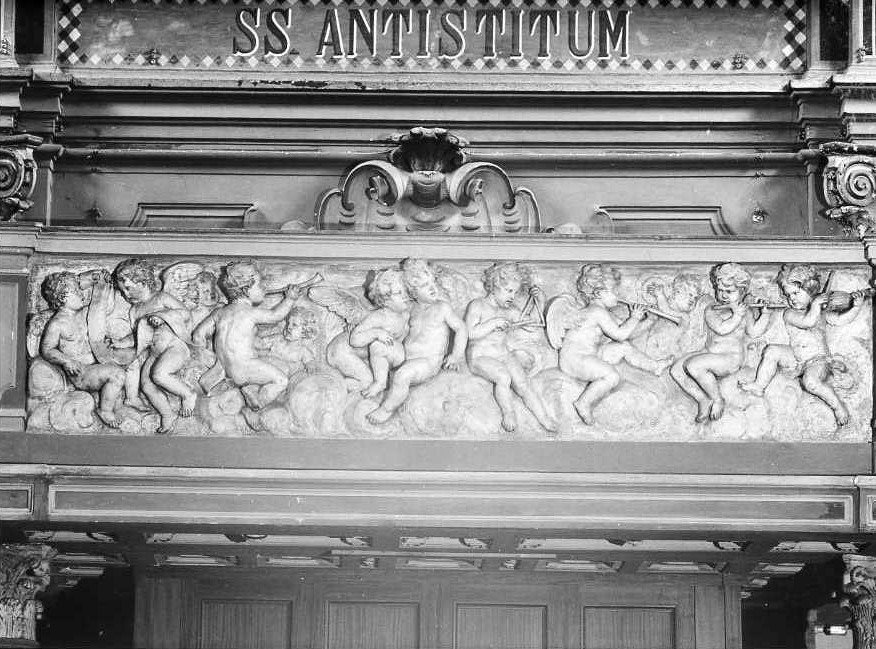 angeli (decorazione plastica) - bottega Italia meridionale (seconda metà sec. XIX)