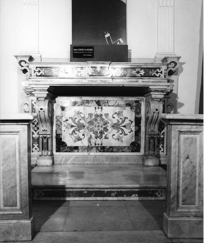 altare - a mensa - bottega campana (sec. XVIII)