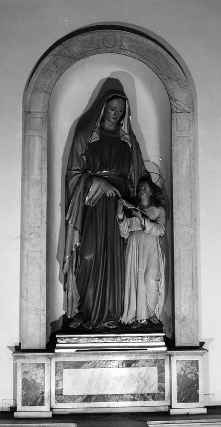 mostra di nicchia, serie - bottega campana (prima metà sec. XX)