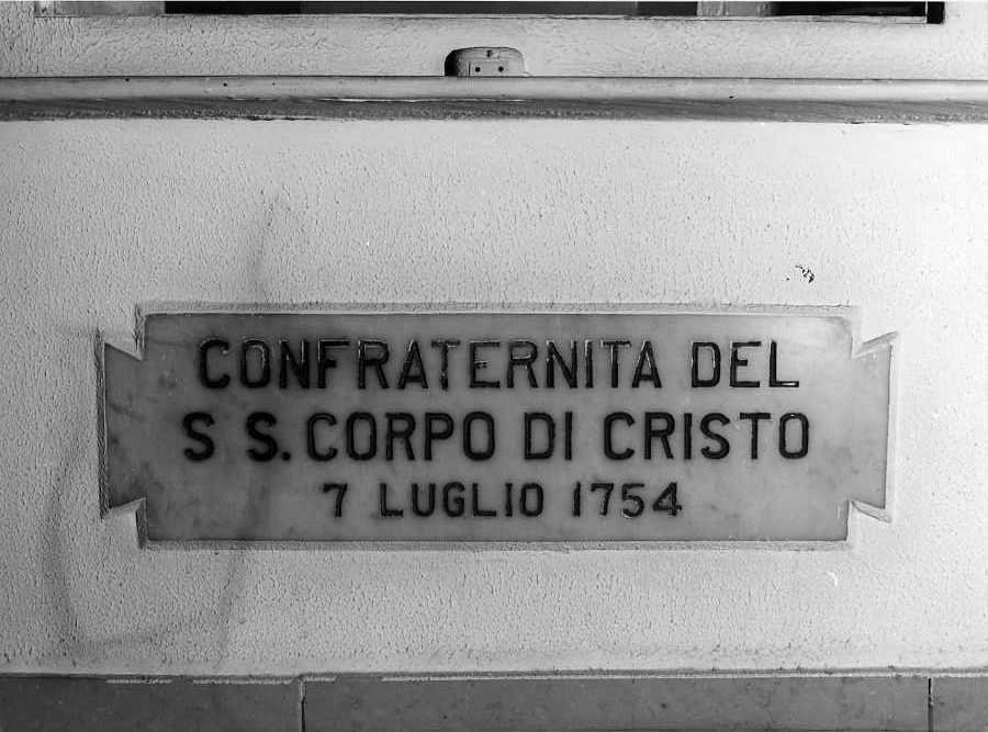 lapide - bottega campana (sec. XVIII)