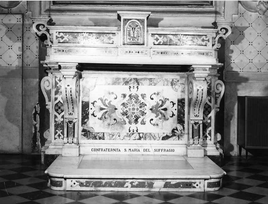 altare - a mensa - bottega campana (sec. XVIII)