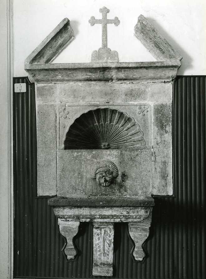 lavabo da sacrestia - bottega campana (fine/inizio secc. XVI/ XVII)