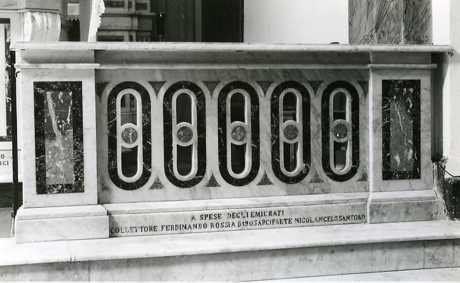 balaustrata - bottega campana (sec. XX)