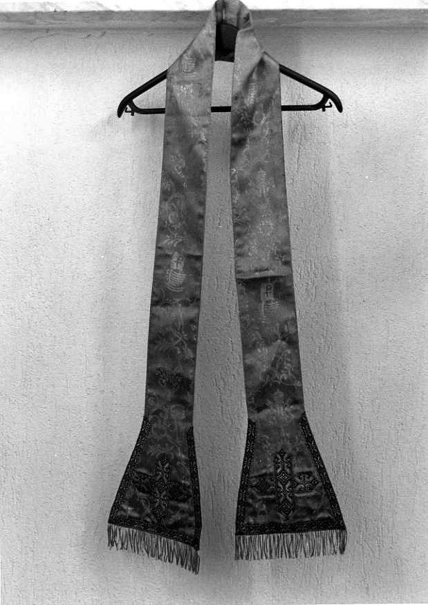 stola - manifattura campana (fine/inizio secc. XVIII/ XIX)