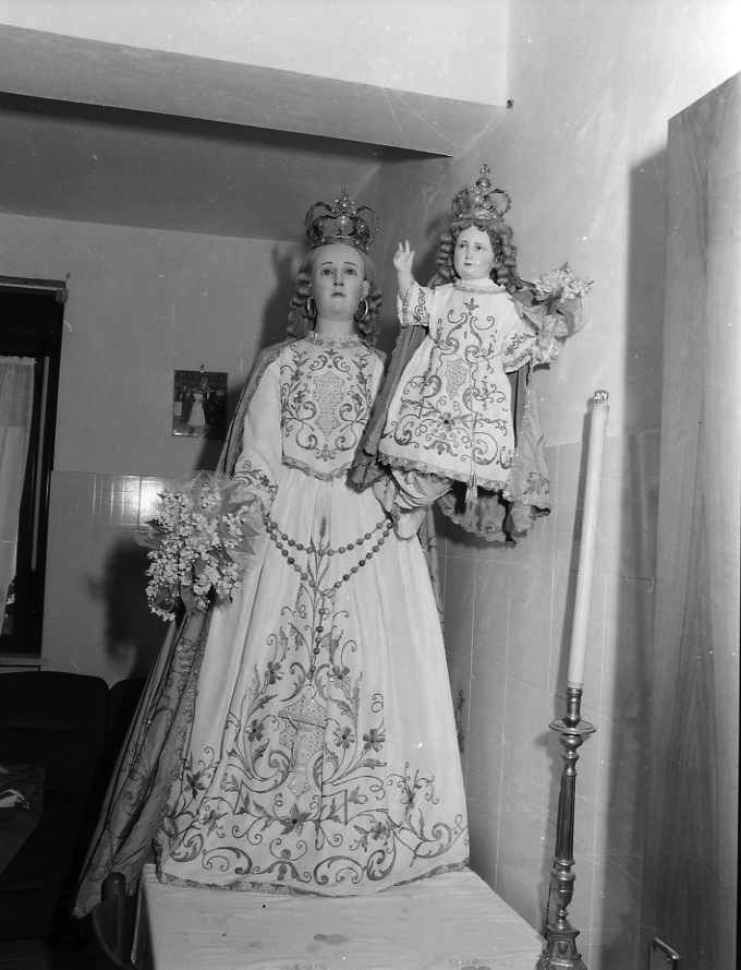 Madonna del Rosario (statua) - bottega campana (sec. XIX)