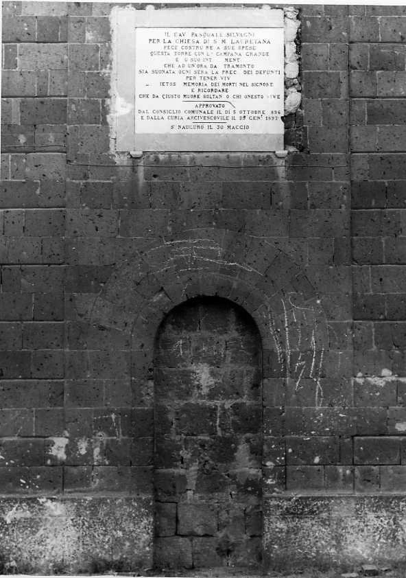 lapide commemorativa - bottega campana (sec. XIX)