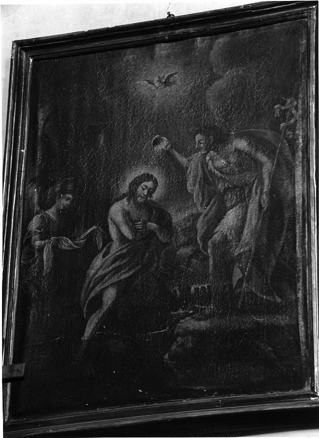 battesimo di Cristo (dipinto) - ambito campano (prima metà sec. XVIII)