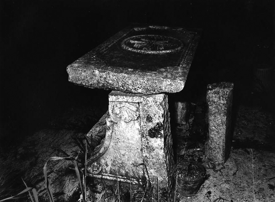 altare maggiore, frammento - bottega campana (sec. XV)