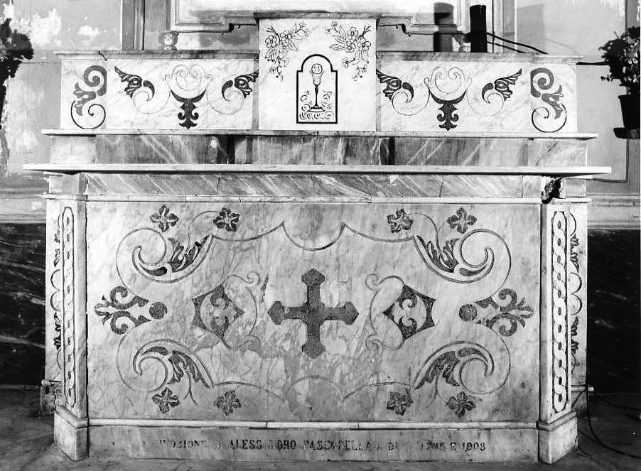altare - bottega napoletana (prima metà sec. XX)