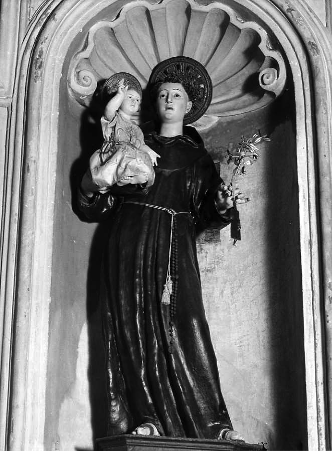Sant'Antonio da Padova (statua) - bottega napoletana (prima metà sec. XVIII)