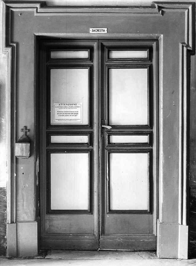 porta - a due battenti, serie - bottega napoletana (sec. XVIII)