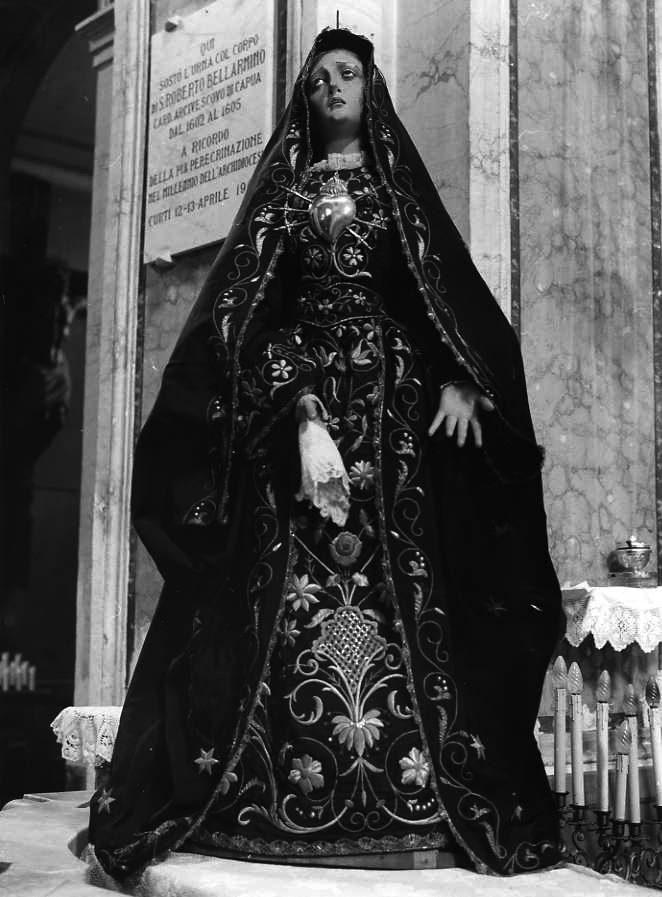 Madonna Addolorata (statua) - bottega napoletana (prima metà sec. XIX)