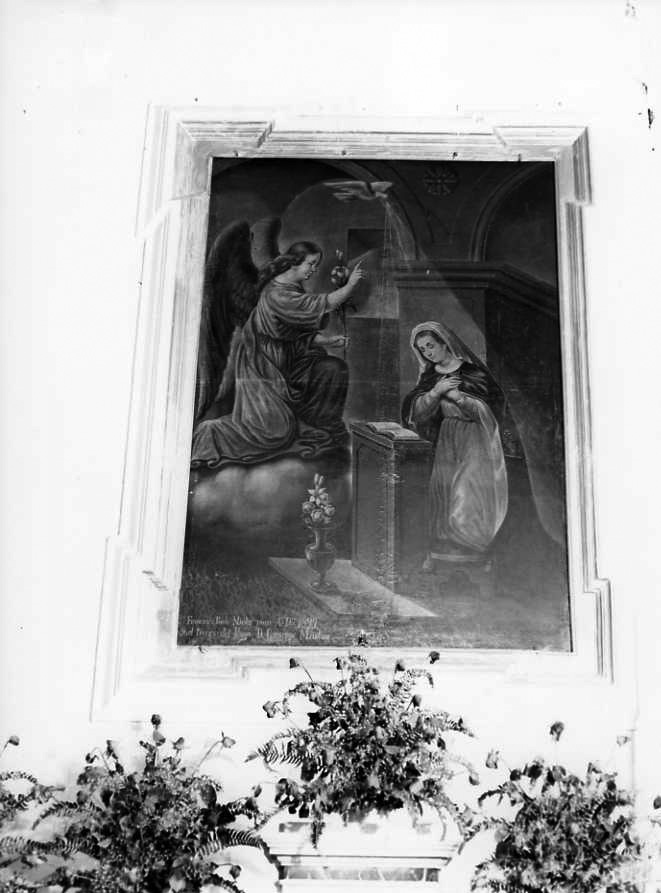 Annunciazione (dipinto) di Niola Francesco Paolo (attribuito) (sec. XIX)