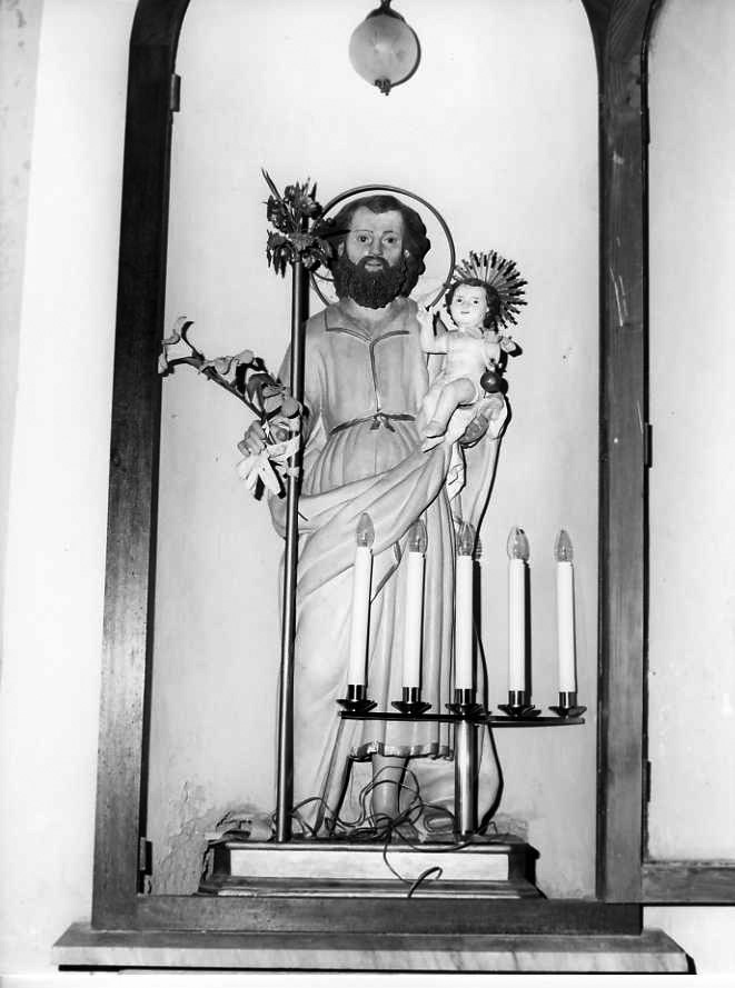 San Giuseppe e Gesù Bambino (statua) - bottega campana (fine sec. XVIII)