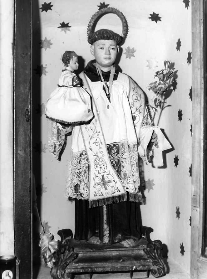 Sant'Antonio da Padova con il bambino (statua) - bottega campana (sec. XVII)