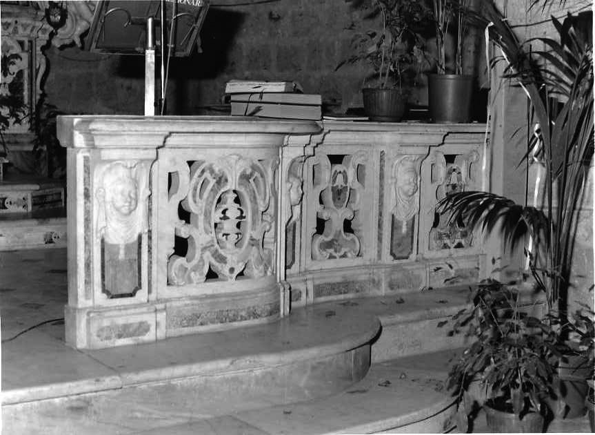 balaustrata del coro - bottega campana (sec. XIX)