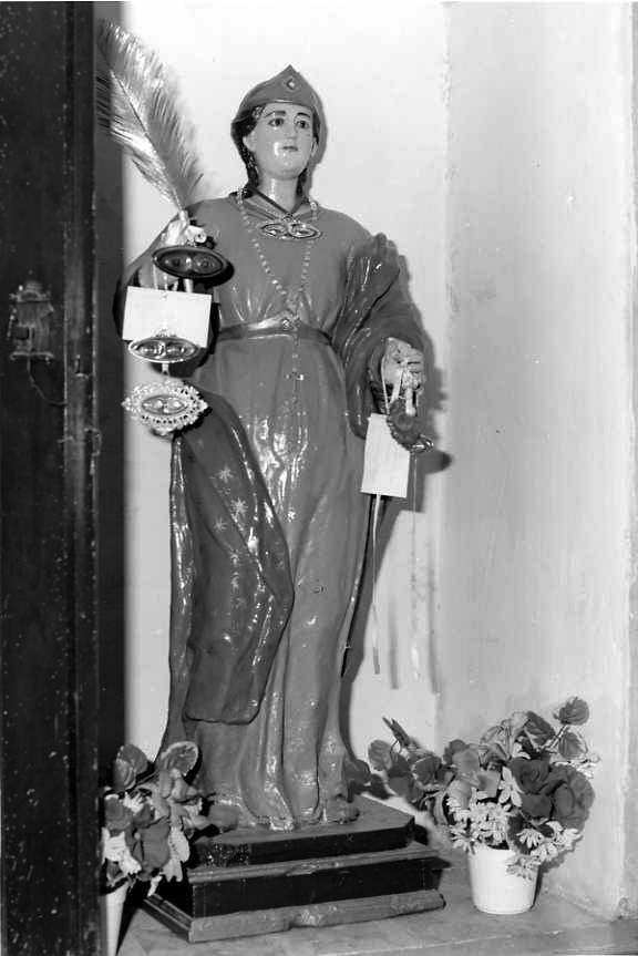 Santa Lucia (statua) - bottega campana (prima metà sec. XX)