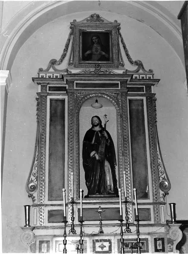 mostra architettonica d'altare - bottega campana (sec. XIX)