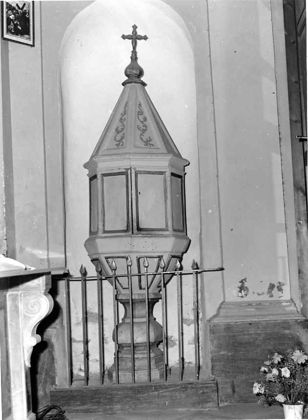 fonte battesimale - bottega campana (sec. XIX)