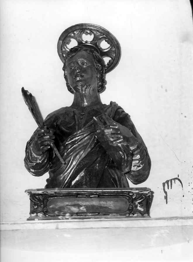 Santo (reliquiario - a busto) - bottega campana (fine/inizio secc. XVI/ XVII)