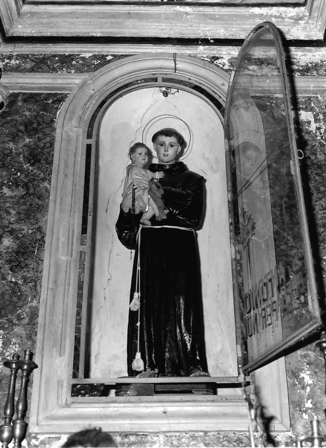 Sant'Antonio da Padova con il bambino (statua) - bottega campana (prima metà sec. XX)