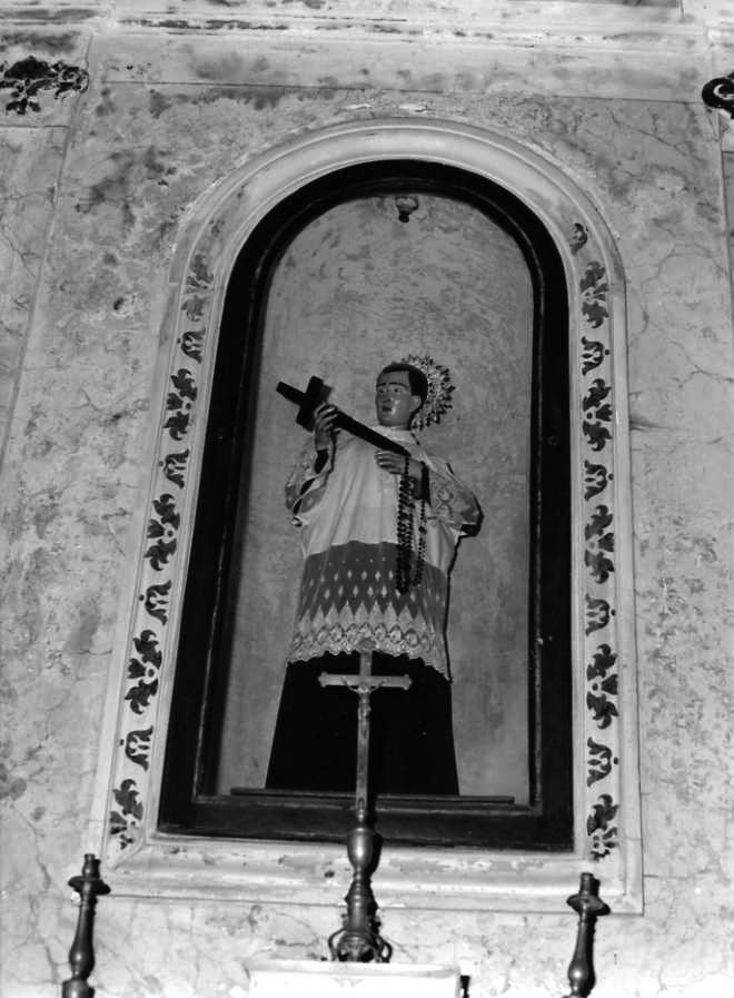 San Luigi Gonzaga (statua) - bottega campana (sec. XIX)
