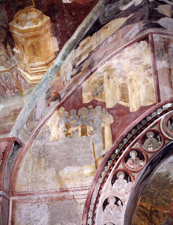 episodio della vita di Sant'Antonio Abate (dipinto) - ambito marchigiano (secondo quarto sec. XV)