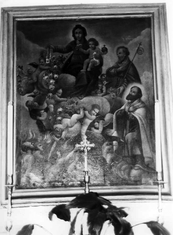 Madonna con Bambino e Santi (dipinto) - ambito campano (fine/inizio secc. XV/ XVI)