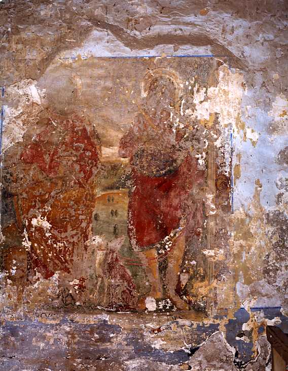 Santa Lucia e San Rocco (dipinto) - ambito campano (sec. XVI)