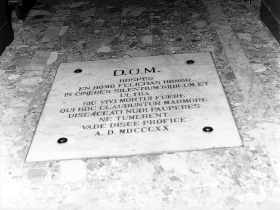 lapide - bottega campana (sec. XIX)