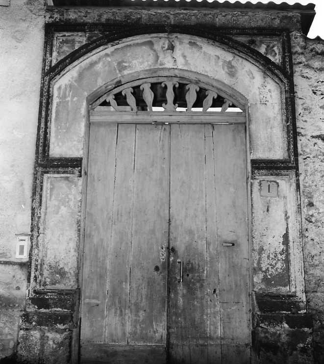 mostra di porta - bottega campana (fine sec. XV)