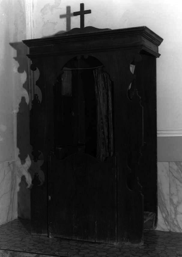 confessionale - bottega campana (seconda metà sec. XIX)