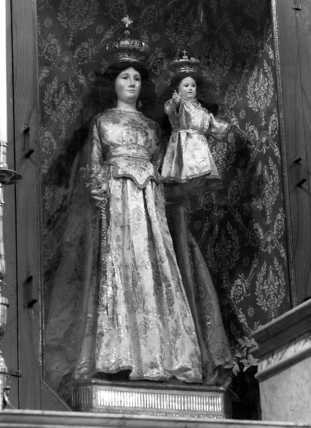 Madonna con Bambino (statua) - bottega campana (seconda metà sec. XIX)