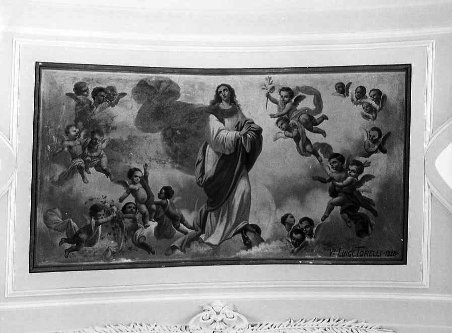 Madonna Immacolata (dipinto, serie) di Torelli Vittorio Luigi (sec. XX)