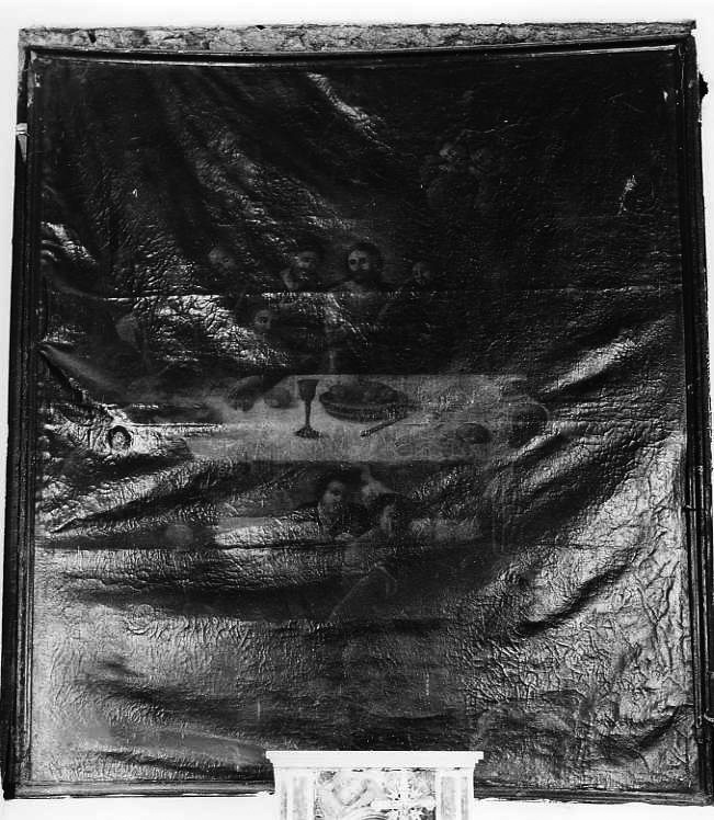 ultima cena (dipinto) - ambito campano (prima metà sec. XVII)
