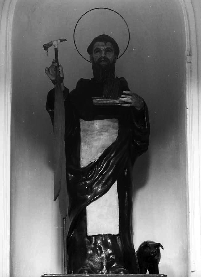 Sant'Antonio Abate (statua) - bottega campana (sec. XVII)