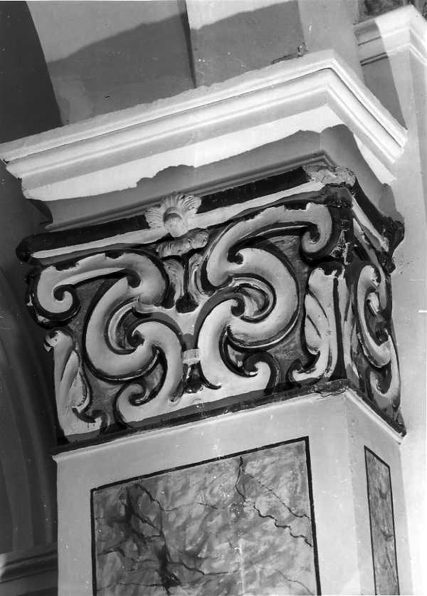 capitello, serie - bottega campana (seconda metà sec. XVIII)