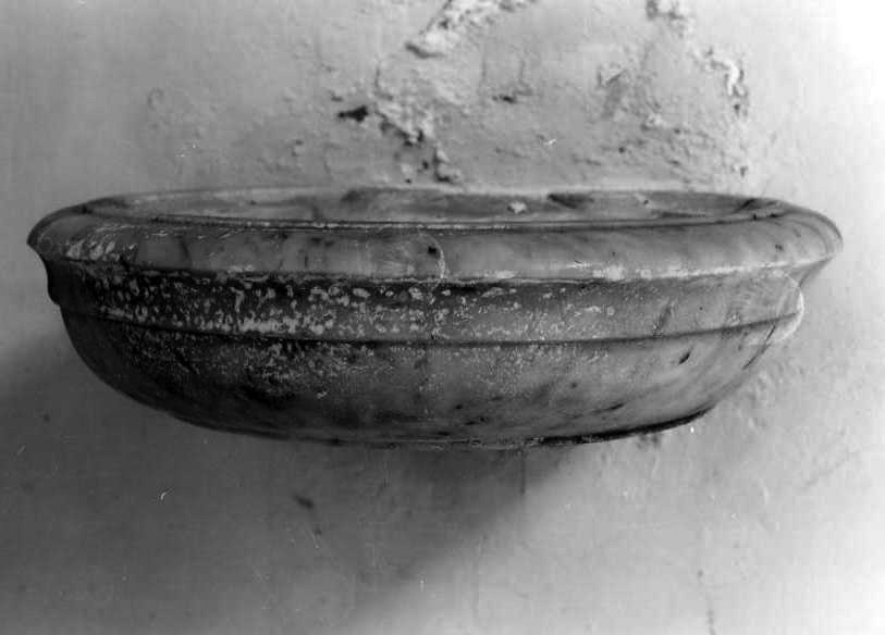 acquasantiera - bottega campana (prima metà sec. XIX)