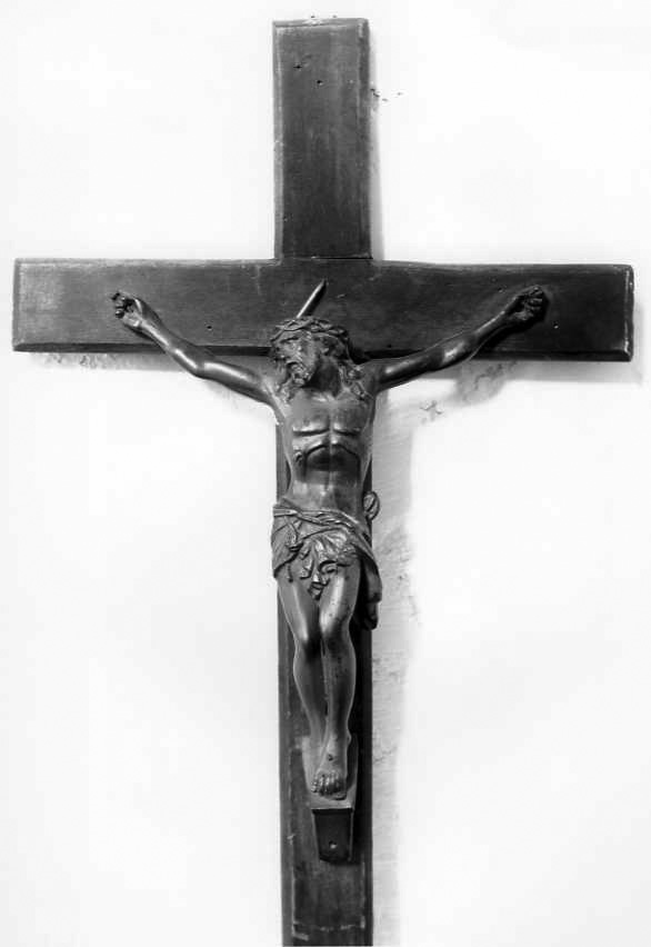 Cristo crocifisso (crocifisso) - bottega campana (ultimo quarto sec. XIX)