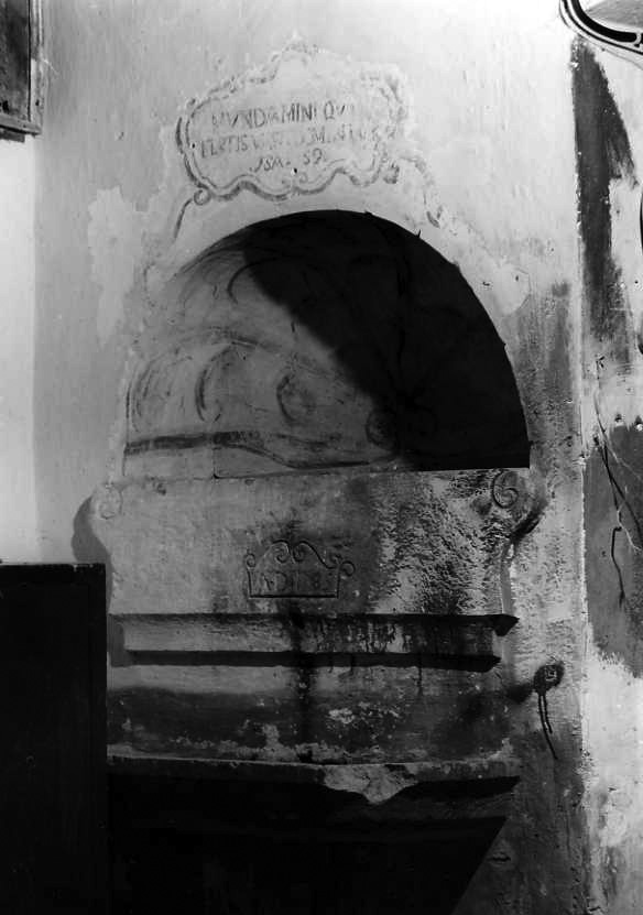 lavabo da sacrestia - bottega campana (sec. XVIII)