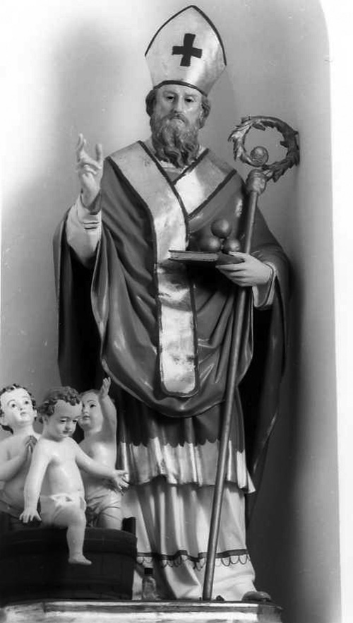 San Nicola di Bari (gruppo scultoreo) - bottega campana (sec. XX)
