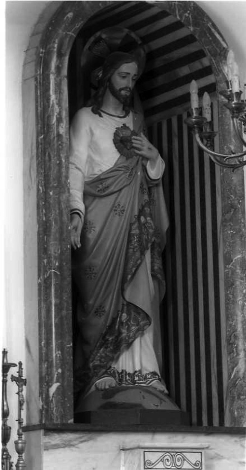 Sacro Cuore di Gesù (statua) - bottega napoletana (ultimo quarto sec. XIX)