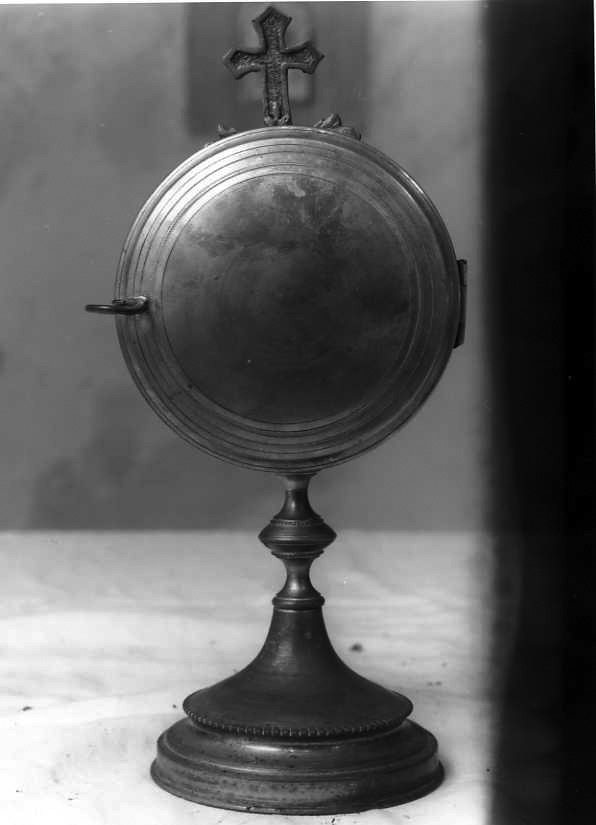 ostensorio - bottega campana (seconda metà sec. XIX)