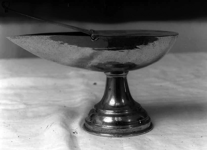 navicella portaincenso - bottega napoletana (sec. XX)